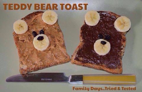 teddy bear toast
