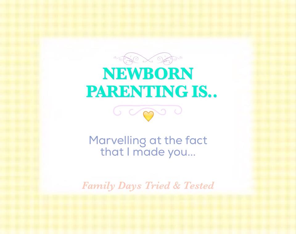 Newborn Parenting is…