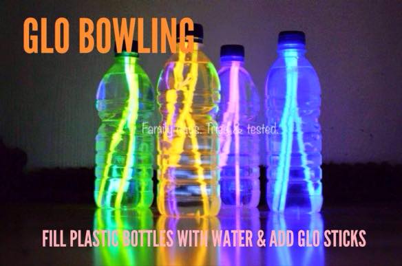 Glow stick bowling