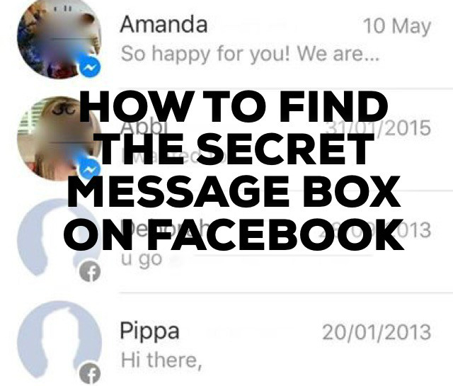How To Find The Facebook Secret Message Box