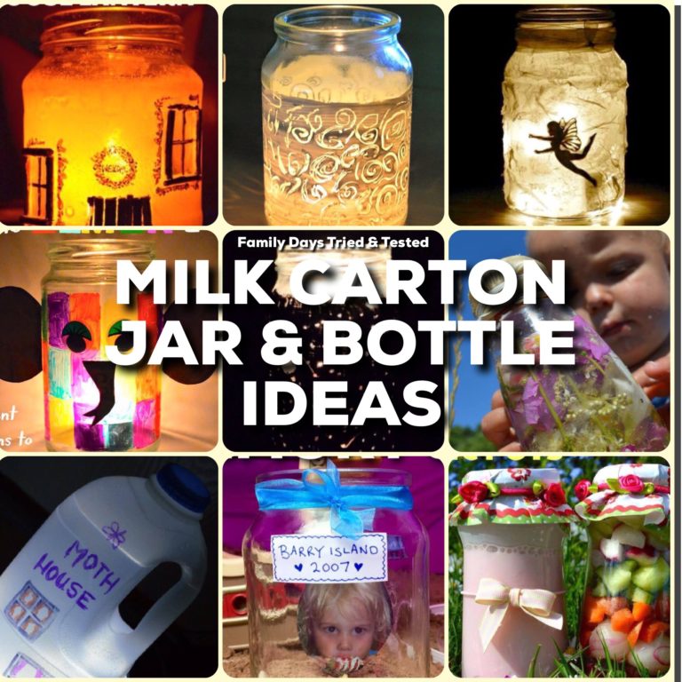 Milk Carton, Bottle & Jar Ideas