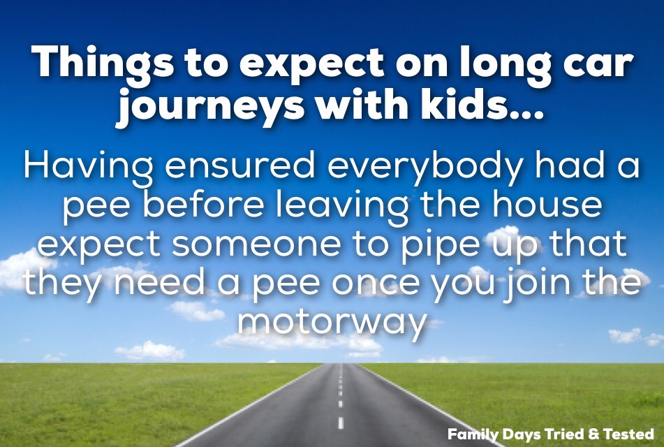 Expectations On Long Car Journeys With Kids