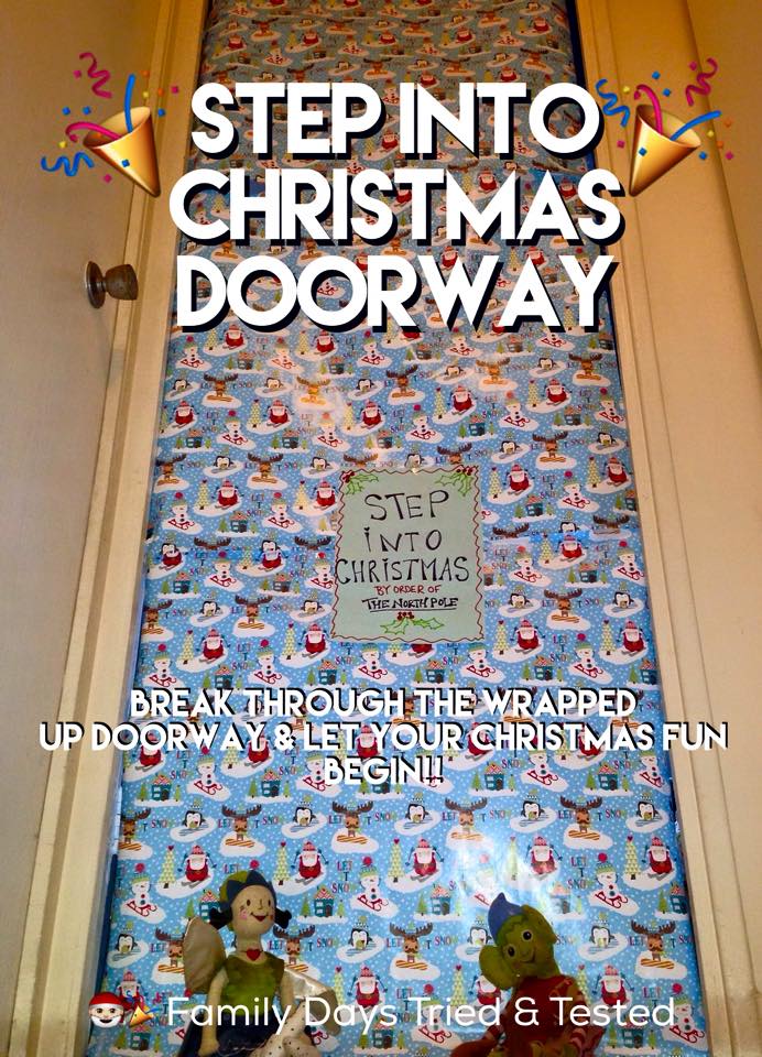 Christmas doorway
