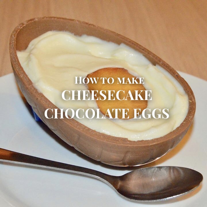 How to make Cheesecake Chocolate Eggs