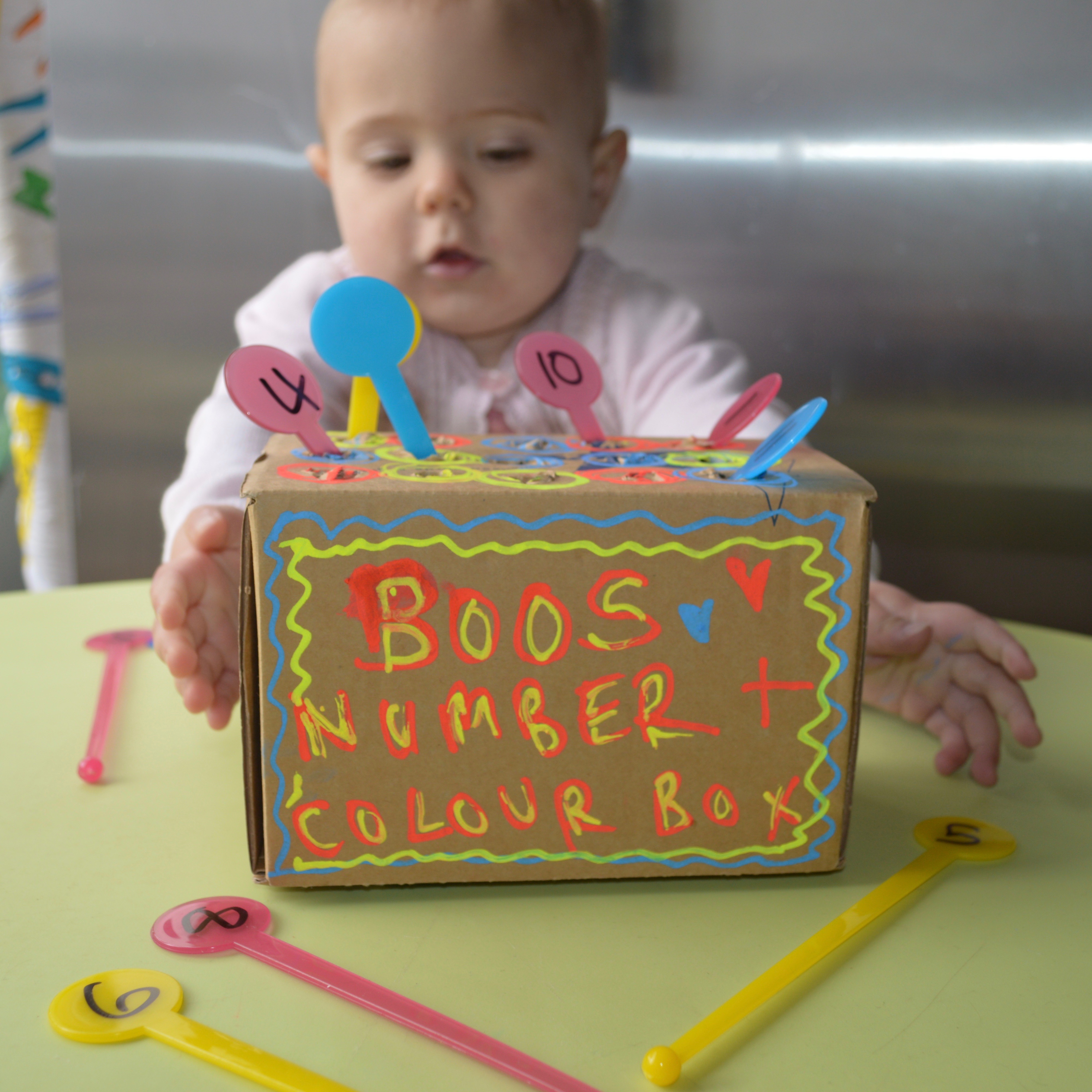 Toddler Number & Colour Sorter