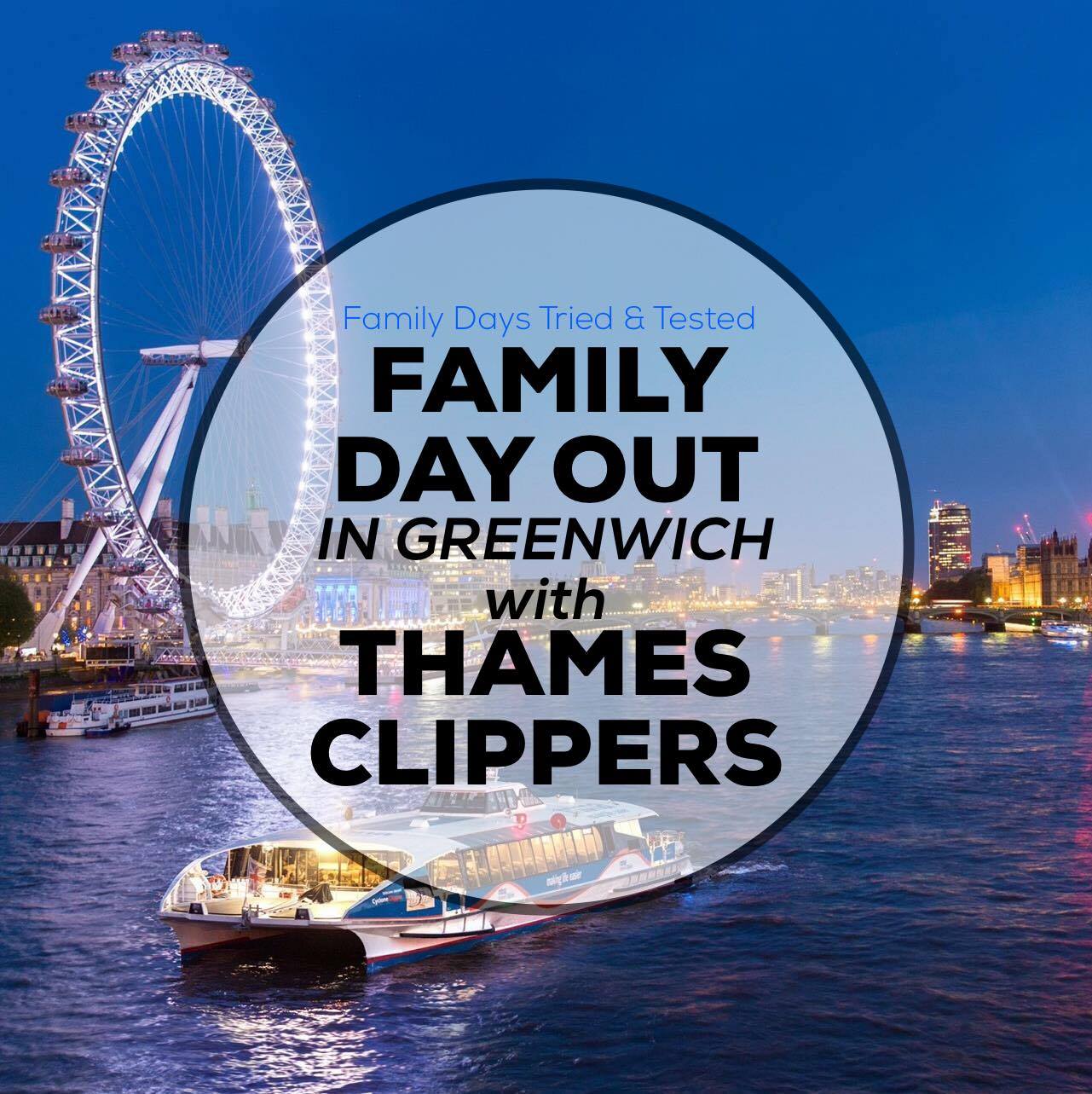 Family Day Out in Greenwich with Thames Clippers
