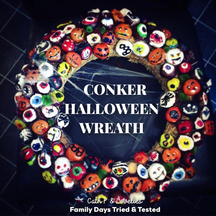 Halloween Conker Wreath