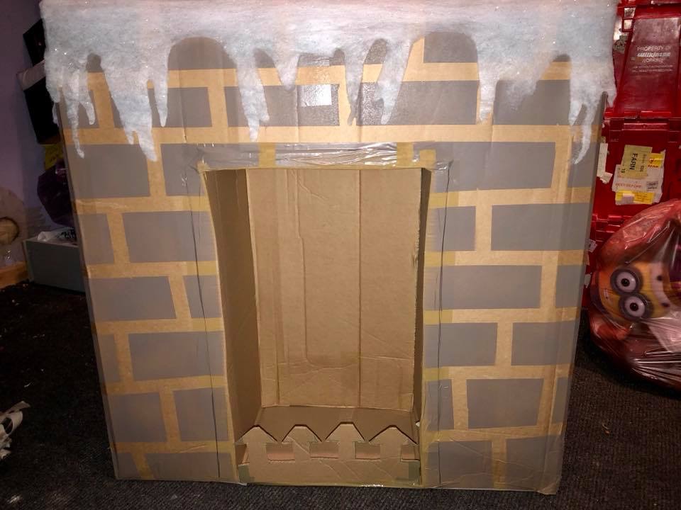 Building a Fireplace for Santa