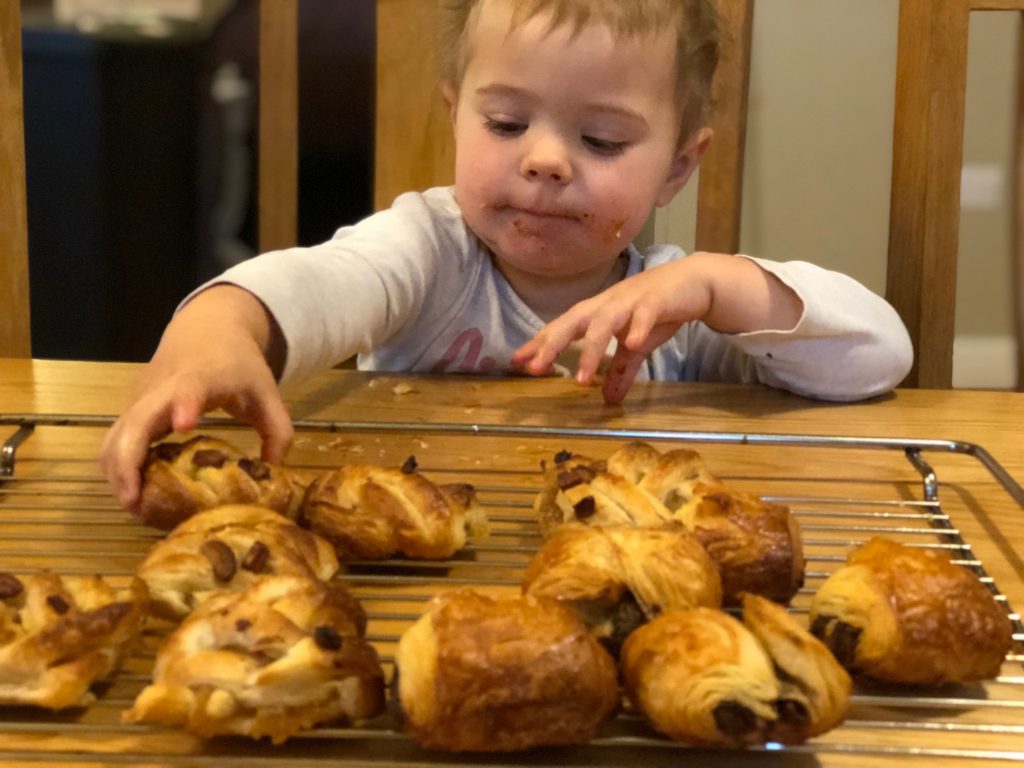 Family fun things to do at Bluestone - bake croissants for breakfast