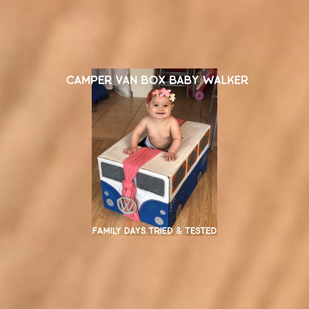 Camper Van Box Baby Walker