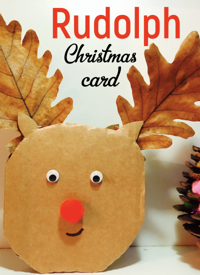 Rudolph Christmas card