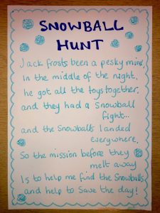 Snowball hunt