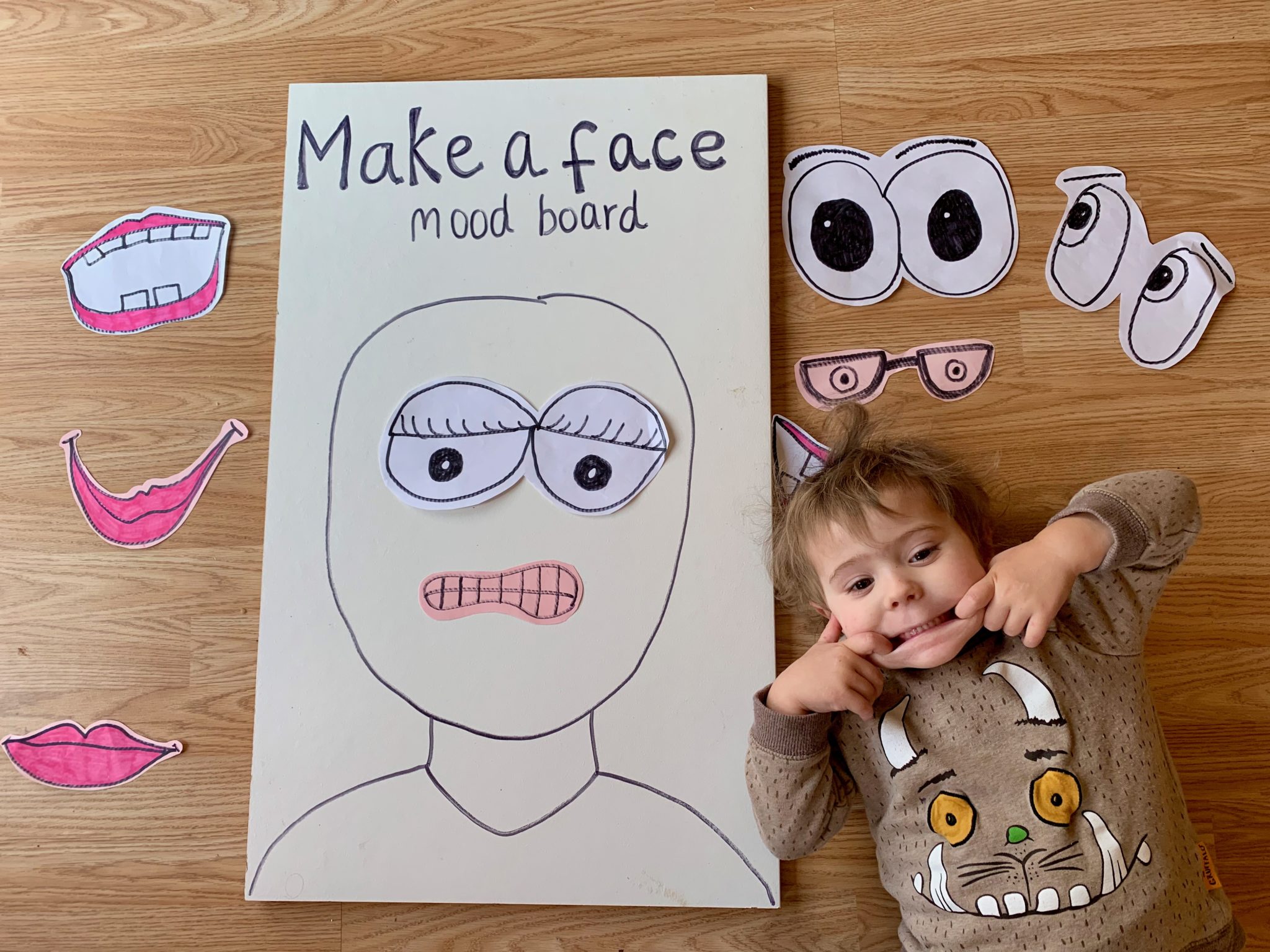 Make A Face Emotions Mood Board