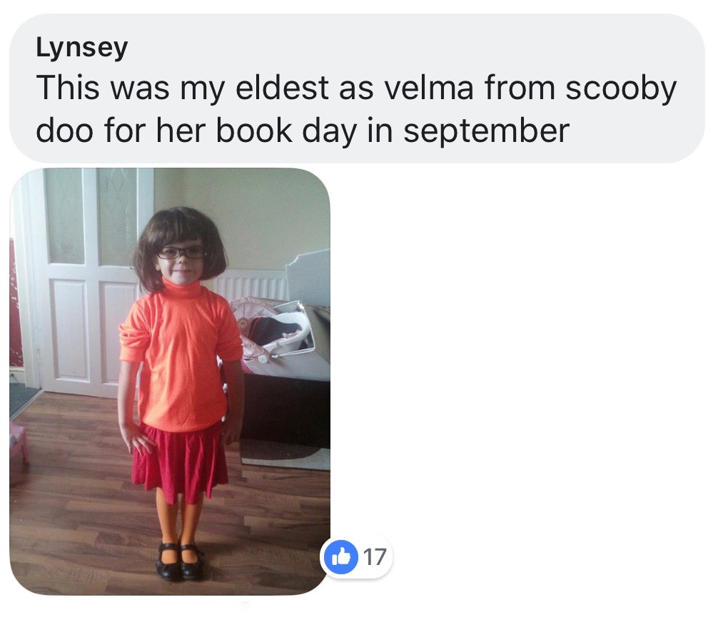 World Book Day costume ideas - Velma from Scooby Doo