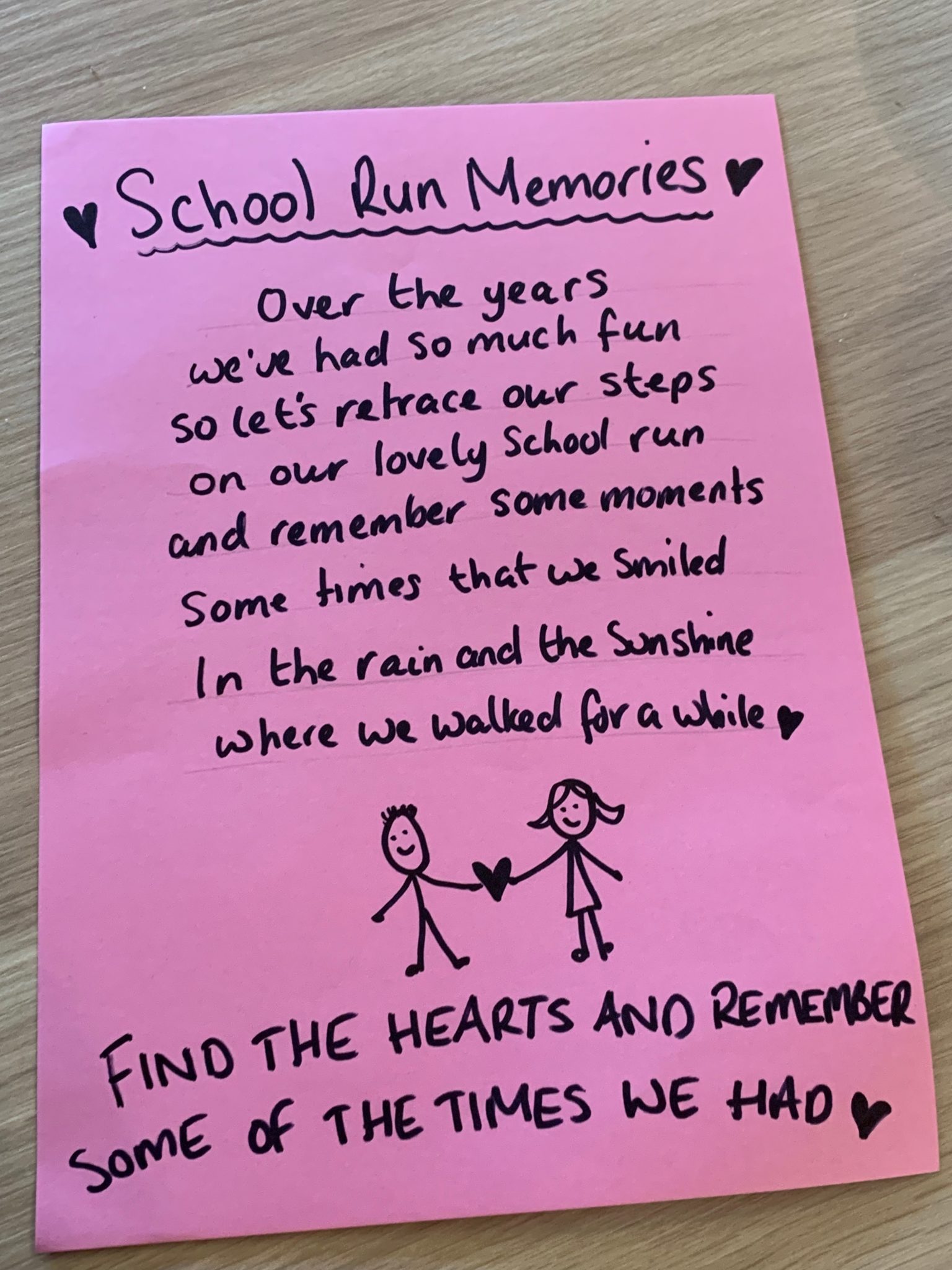 School Run Memories Hunt