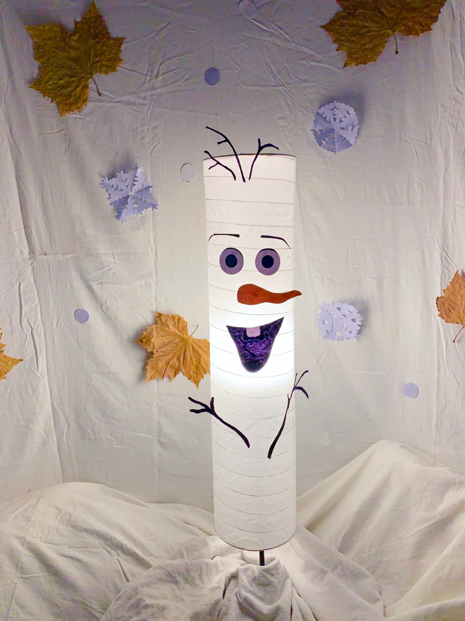 Frozen Inspired Olaf Lamp